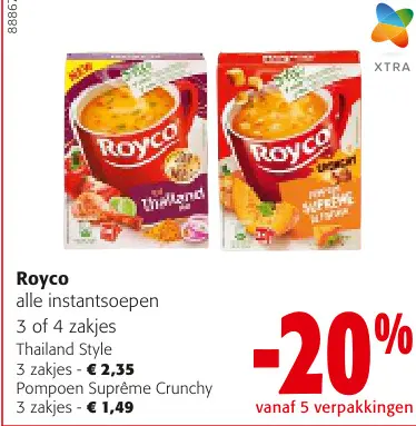 Promotie: alle instantsoepen