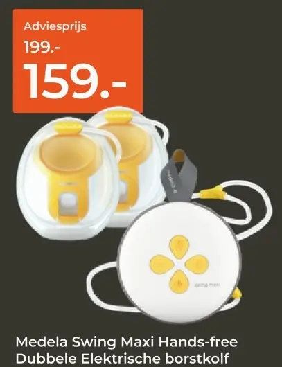 Aanbieding: Swing Maxi Hands-free Dubbele Elektrische bor