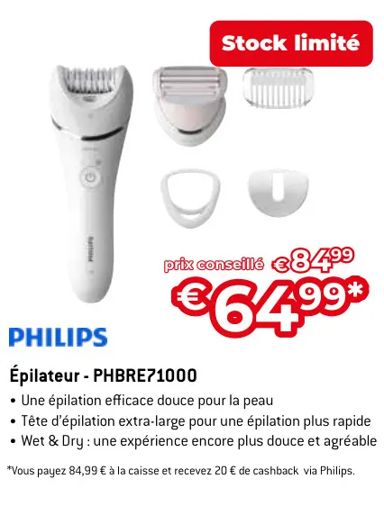 Offre: Épilateur - PHBRE71000