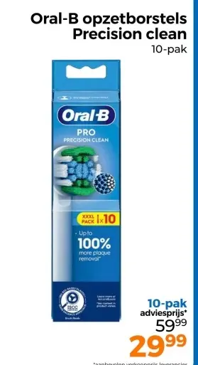 Aanbieding: Oral-B opzetborstels Precision clean