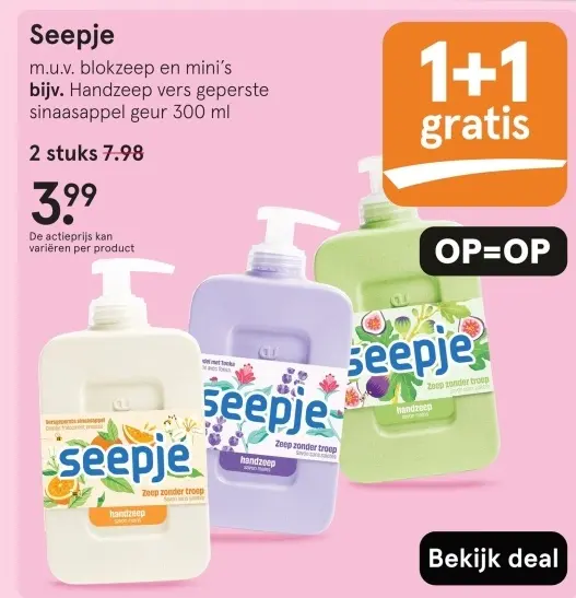 Aanbieding: Seepje