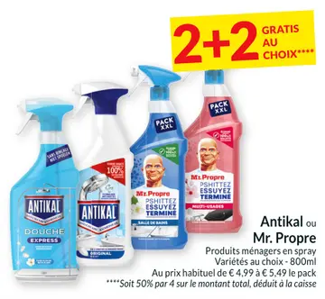 Offre: Antikal ou Mr. Propre