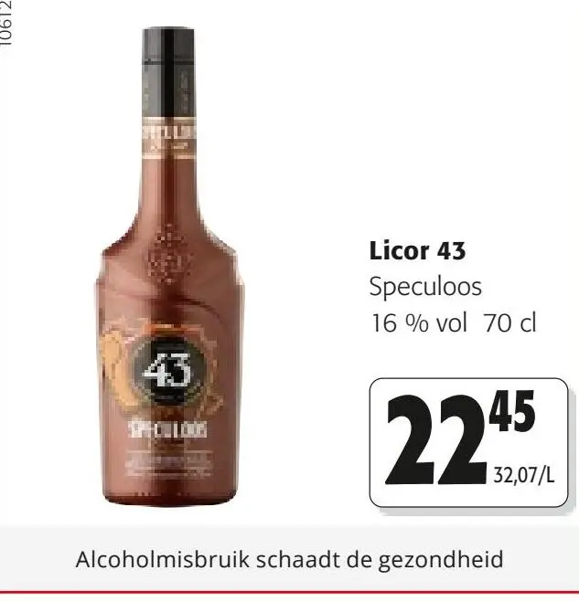 Promotie: Licor 43 Speculoos