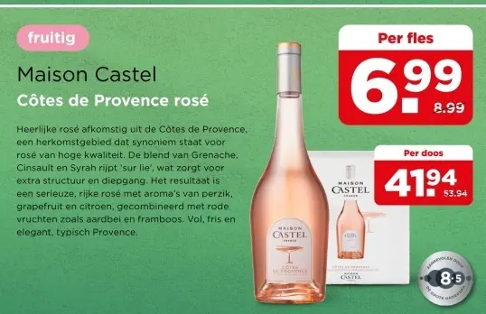 Aanbieding: Maison Castel Côtes de Provence rosé