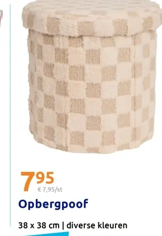 Aanbieding: Opbergpoof