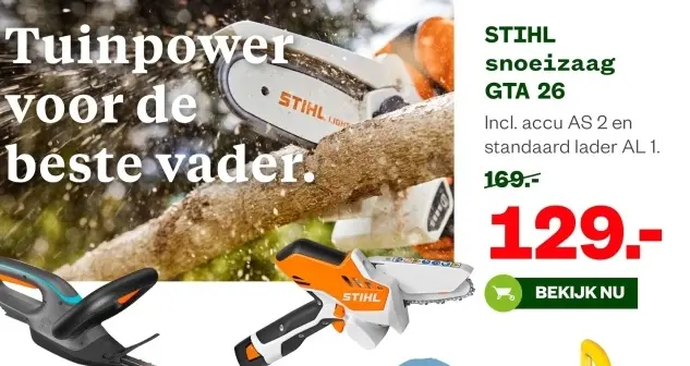 Aanbieding: snoeizaag GTA 26