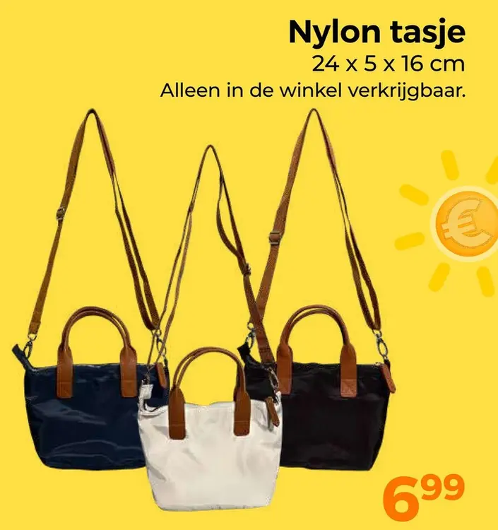 Aanbieding: Nylon tasje