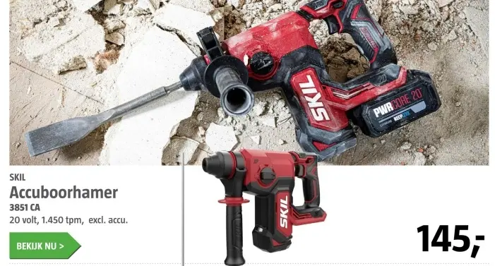 Aanbieding: Accuboorhamer