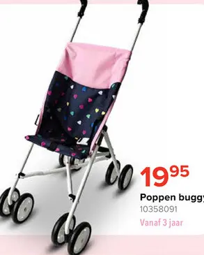 Promotie: Buggy voor Pop - Blauw/Roze
