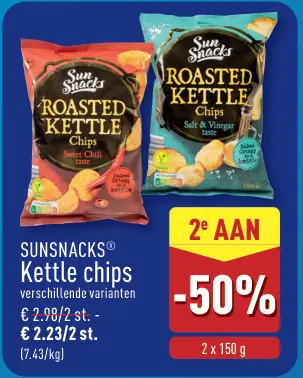 Promotie: Kettle chips