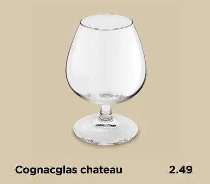 Aanbieding: Cognacglas chateau