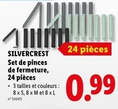 Offre: Set de pinces de fermeture
