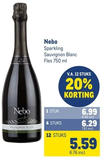 Aanbieding: Sparkling Sauvignon Blanc