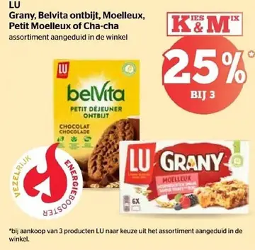 Aanbieding: Grany, Belvita ontbijt, Moelleux, Petit Moelleux, Petit Moelleux of Cha-Cha