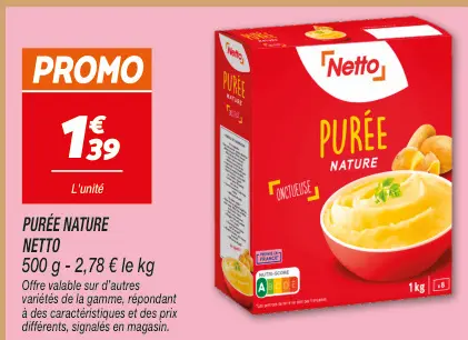 Offre: Purée nature