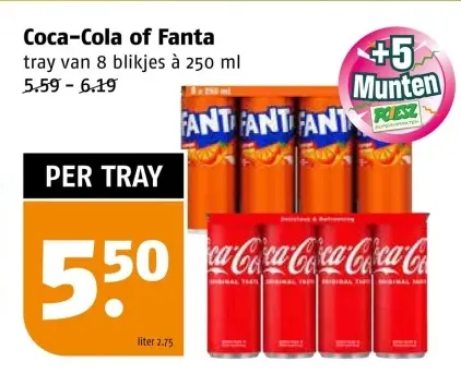 Aanbieding: Coca-Cola of Fanta