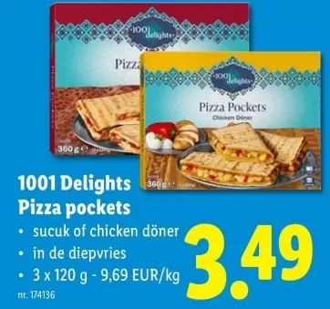 Promotie: Pizza pockets