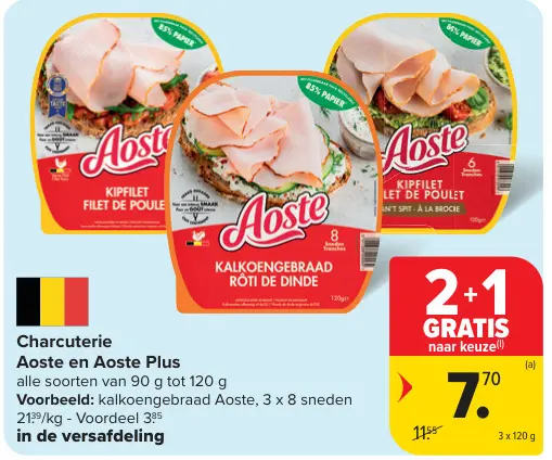 Promotie: Charcuterie Aoste en Aoste Plus