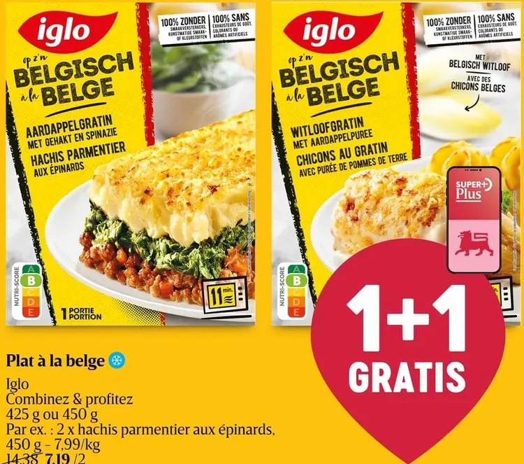 Offre: Plat à la belge