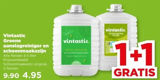 Groene aanslagreiniger en schoonmaakazijn