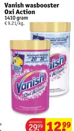 Aanbieding: Vanish Wasbooster Oxi Action