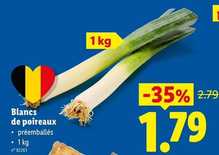 Offre: Blancs de poireaux