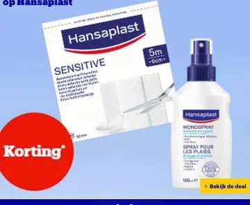 Aanbieding: Hansaplast Sensitive