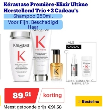 Aanbieding: Kérastase Première-Elixir Ultime Herstellend 