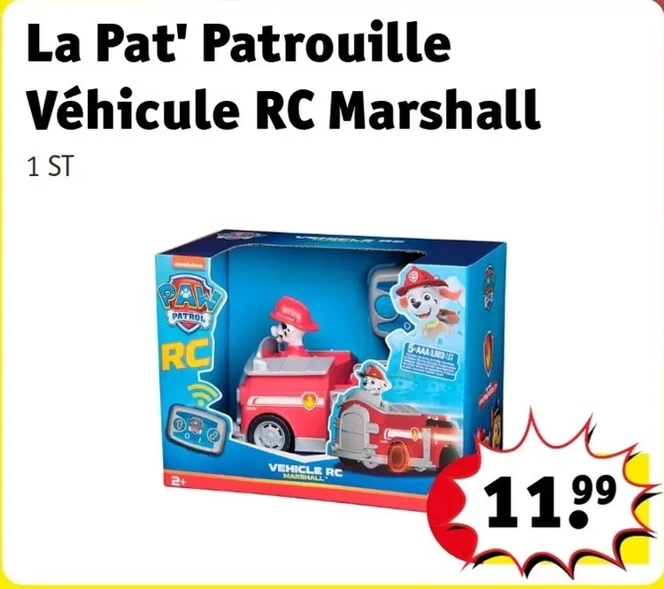 Offre: La Pat' Patrouille Véhicule RC Marshall