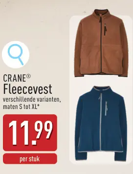 Promotie: Fleecevest