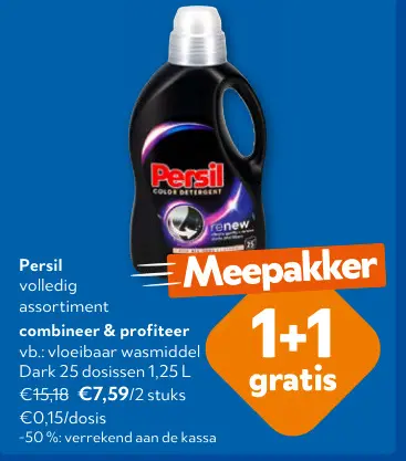 Promotie: Persil vloeibaar wasmiddel Dark