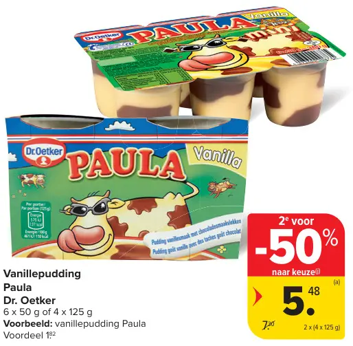 Promotie: Vanillepudding Paula