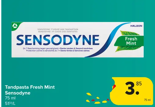 Promotie: Tandpasta Fresh Mint