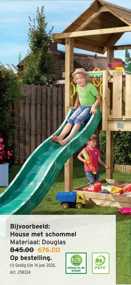 Promotie: House met schommel
