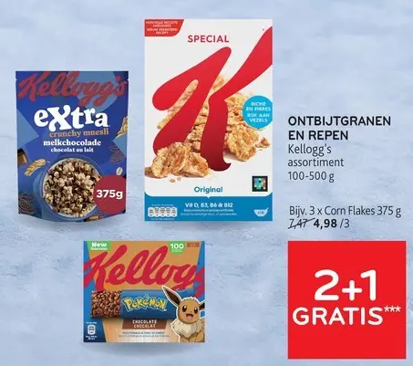Promotie: Ontbijtgranen en Repen