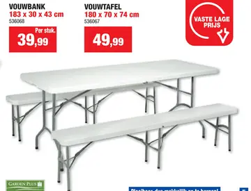 Aanbieding: Vouwtafel
