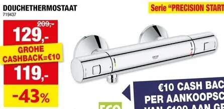 Promotie: Douchethermostaat "Precision Start"
