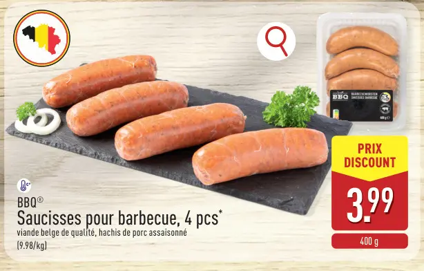 Offre: Saucisses pour barbecue