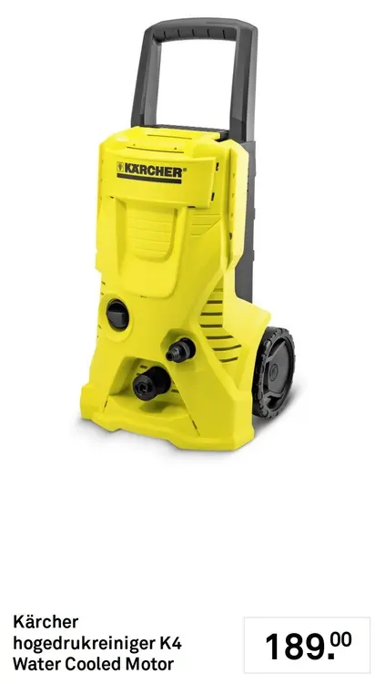 Aanbieding: Hogedrukreiniger K4