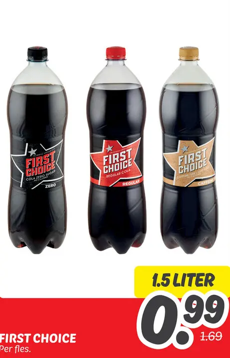 Aanbieding: FIRST CHOICE Cola