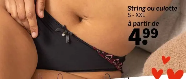 Offre: String ou culotte