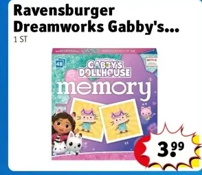 Aanbieding: Ravensburger Dreamworks Gabby's Memory