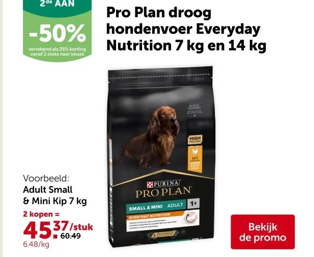 Promotie: Pro Plan droog hondenvoer Everyday Nutrition