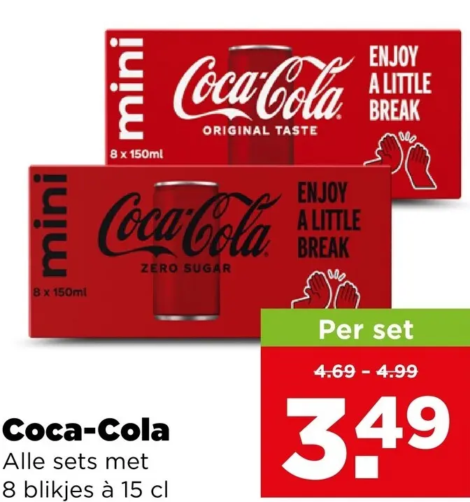 Aanbieding: Coca-Cola blikjes