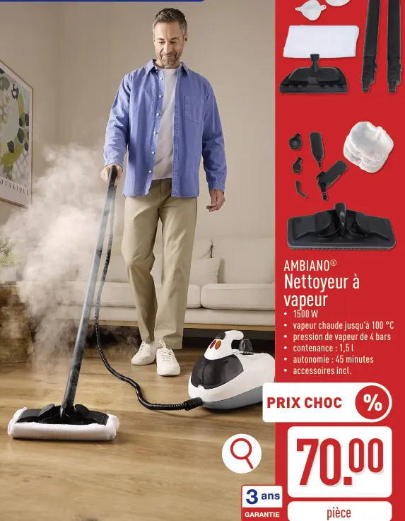 Offre: Nettoyeur à vapeur