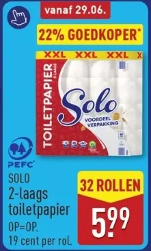 Aanbieding: 2-laags toiletpapier