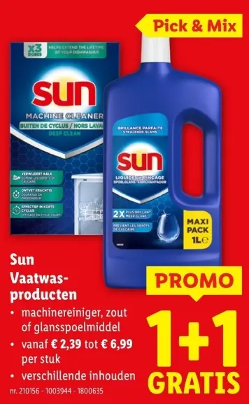 Aanbieding: Vaatwasproducten