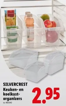 Promotie: Keuken- en koelkast-organizers