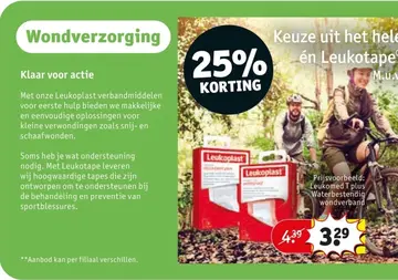 Aanbieding: Leukomed T plus Waterbestendig wondverband