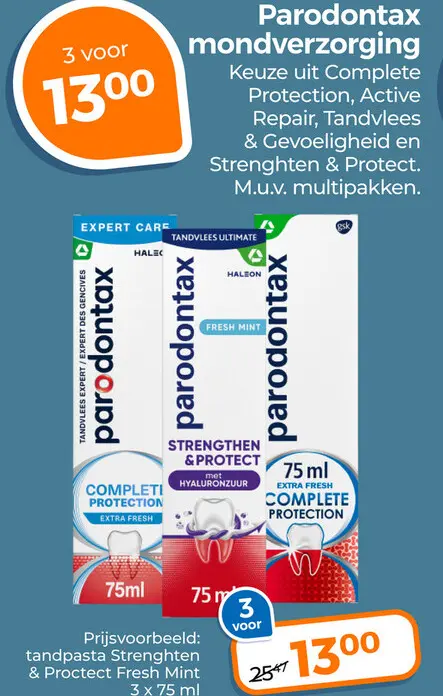 Aanbieding: Parodontax mondverzorging